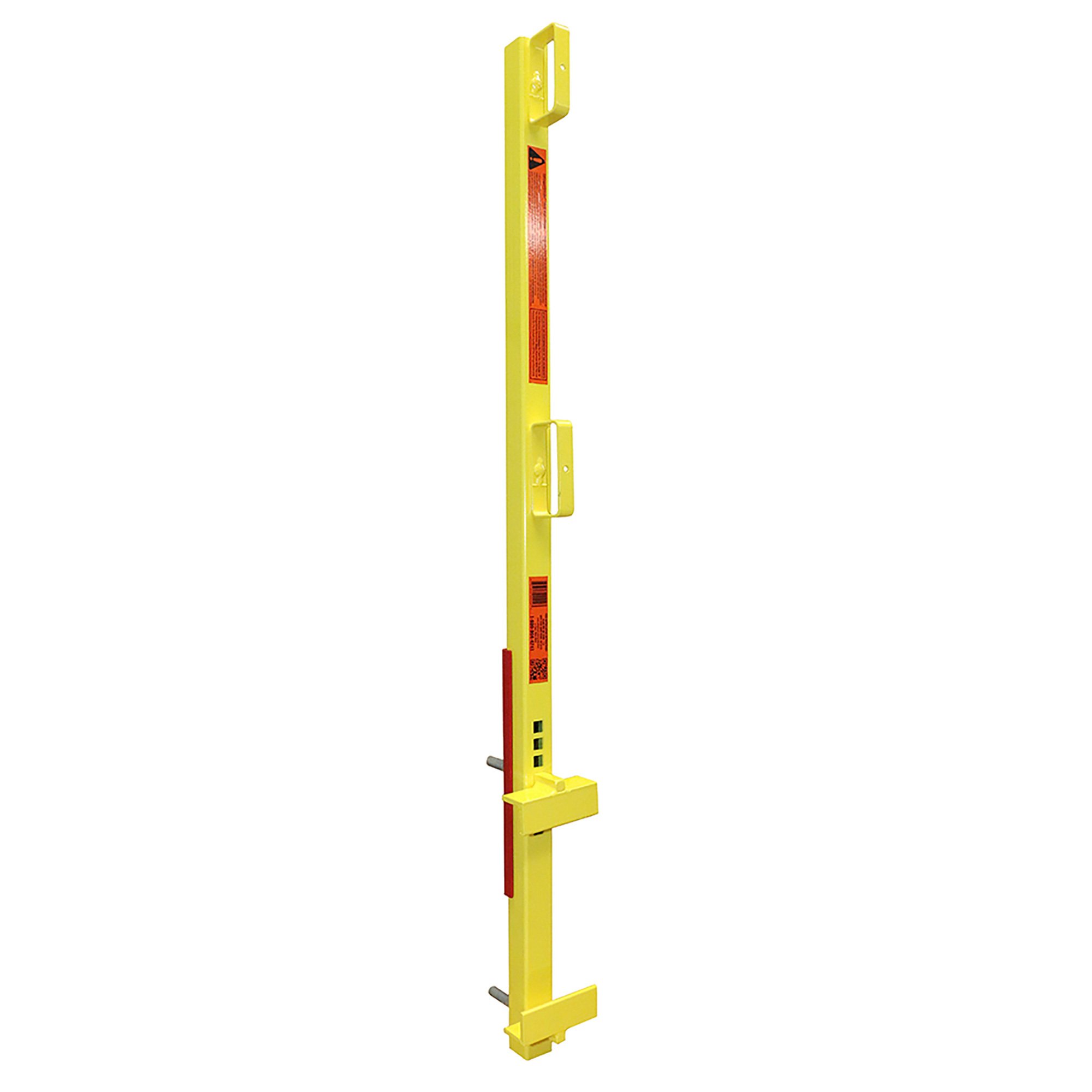 Safety Maker StringerShield Stair Rail Clamping System — 4-Pk., Yellow, 4in.L x 45in.H
